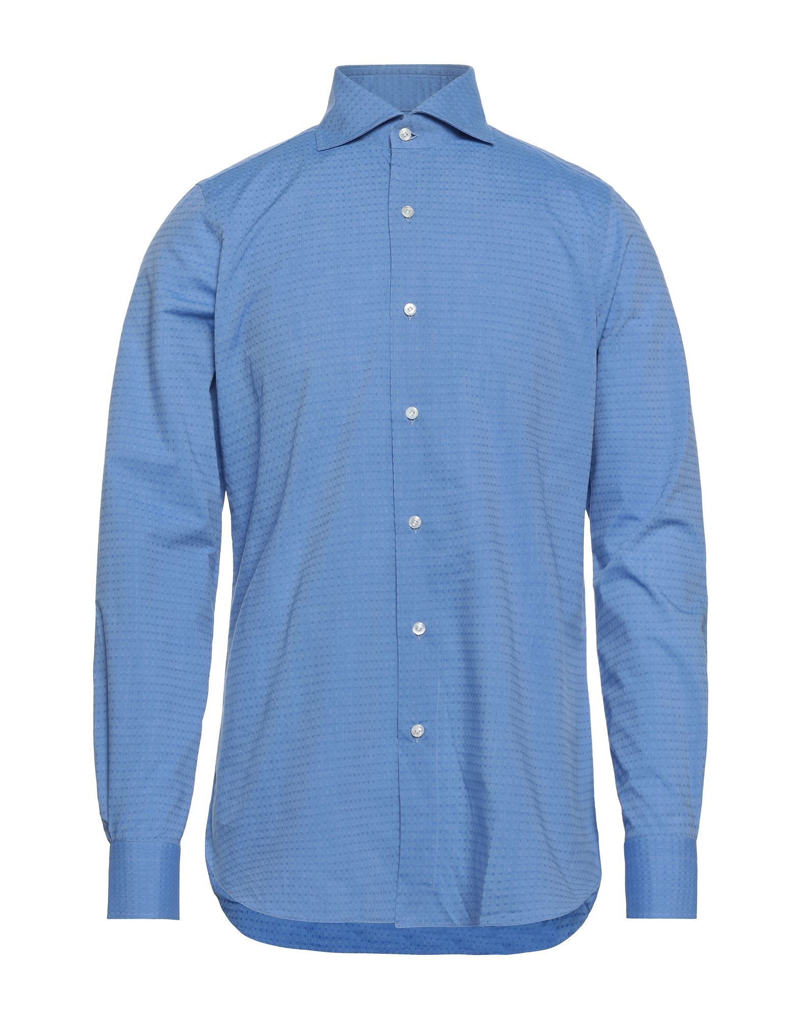 Finamore 1925 Shirts In Sky Blue