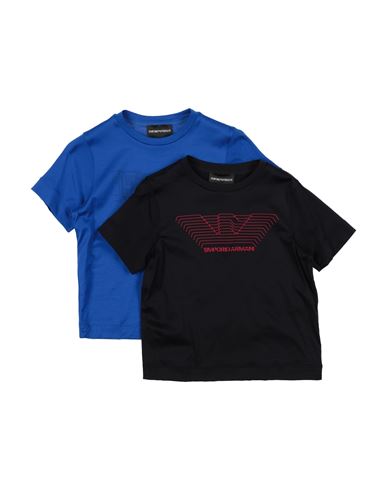 Shop Emporio Armani Toddler Boy T-shirt Black Size 6 Lyocell, Cotton