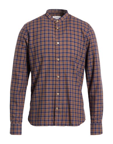 Mastricamiciai Man Shirt Brown Size 15 ¾ Cotton In Brown