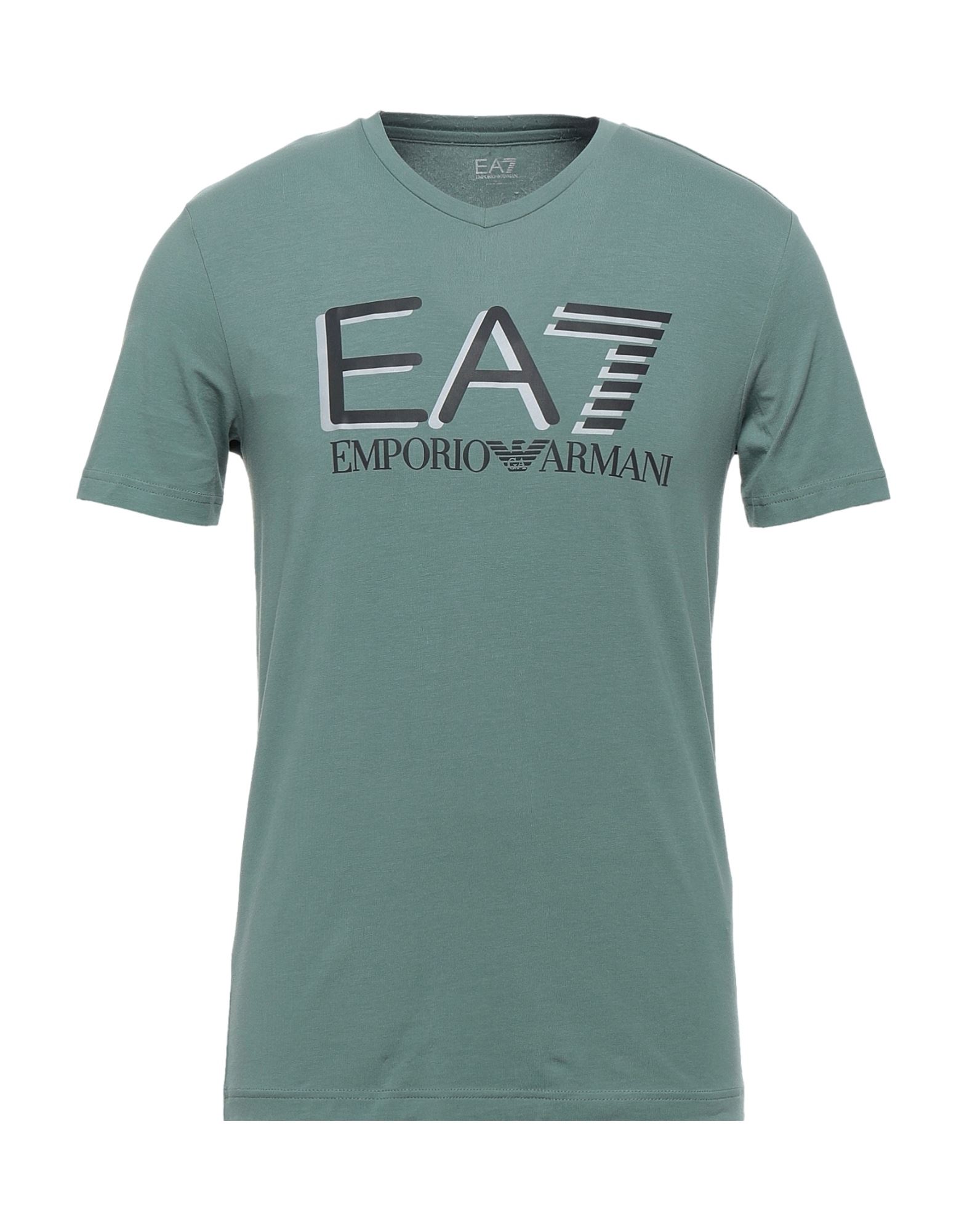 Ea7 T-shirts In Sage Green | ModeSens