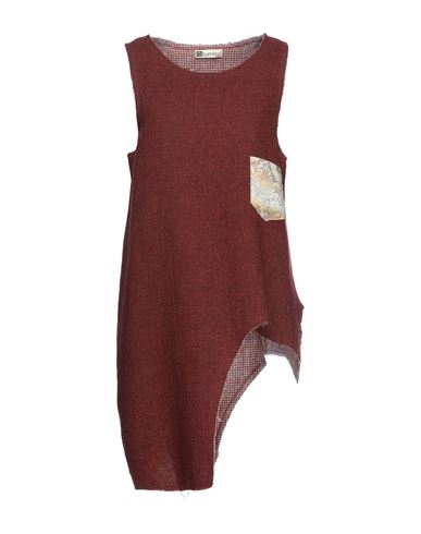 Shop Ebarrito Woman Top Brick Red Size Onesize Acrylic, Polyester, Wool, Silk, Elastane