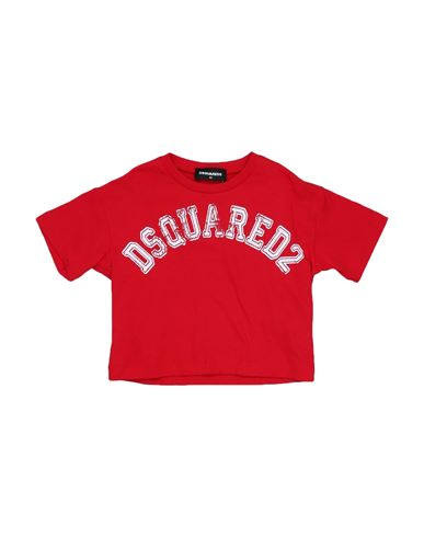 Dsquared2 Toddler T-shirt Red Size 6 Cotton In Red
