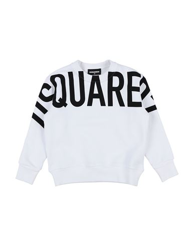 Dsquared2 Babies'  Toddler Sweatshirt White Size 6 Cotton, Elastane