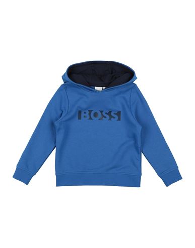 Hugo Boss Babies' Boss Toddler Boy Sweatshirt Azure Size 5 Cotton, Polyester