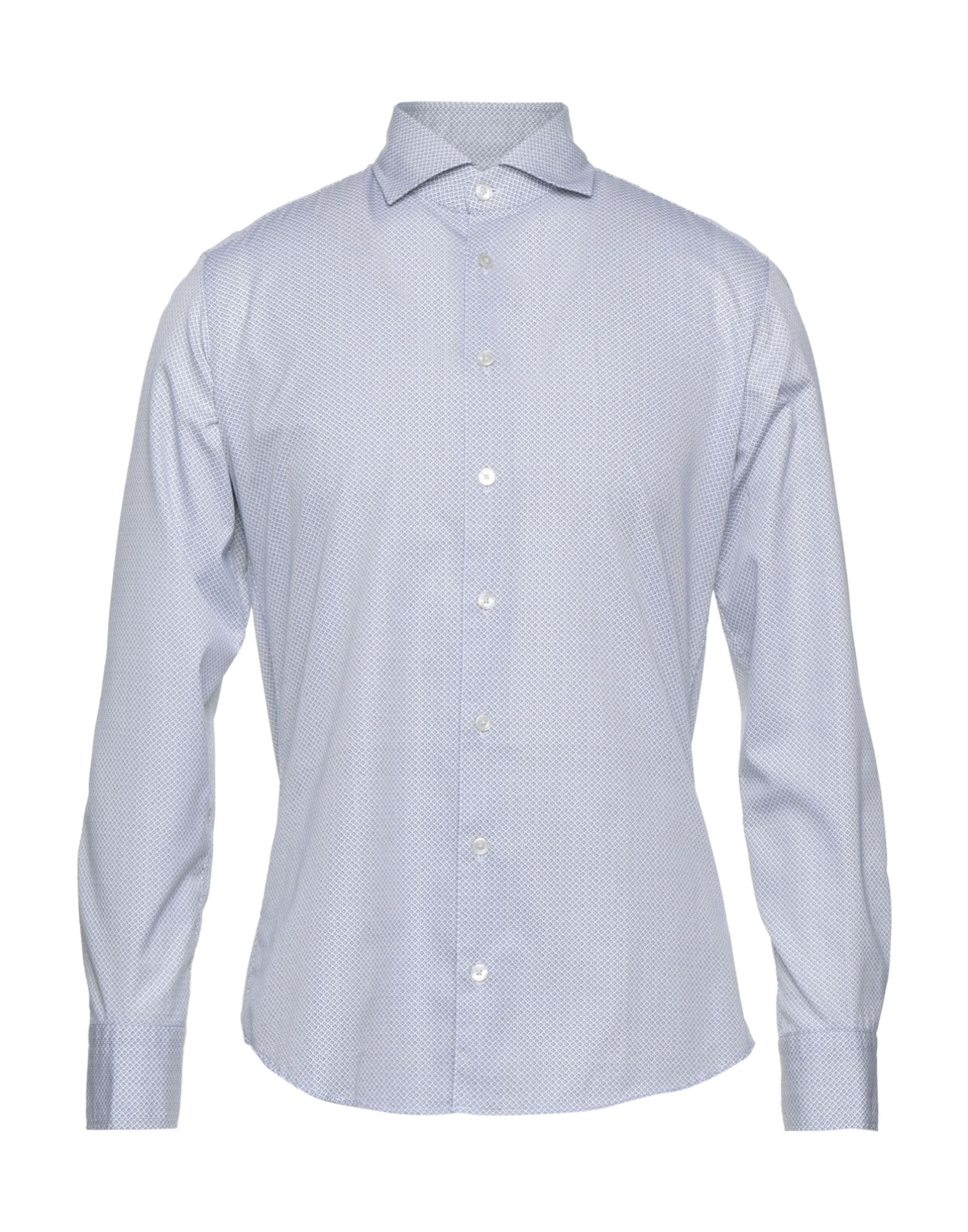 Shop Bastoncino Man Shirt Blue Size 15 ½ Cotton
