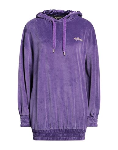 4giveness Woman Sweatshirt Purple Size S Cotton, Polyester