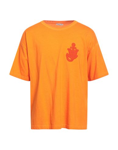 Moncler Genius 1 Moncler Jw Anderson Man T-shirt Orange Size L Cotton