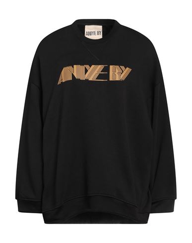 Aniye By Woman Sweatshirt Black Size 2 Cotton