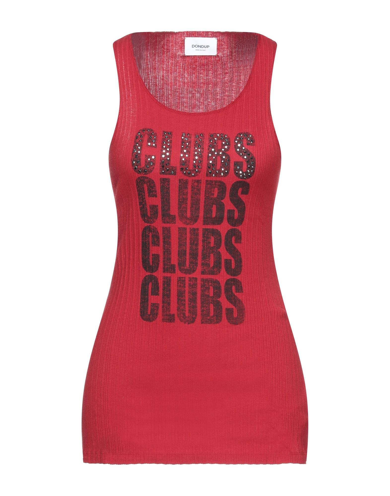 Dondup Tank Tops In Red