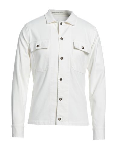 Beaucoup .., Man Shirt White Size M Cotton, Elastane