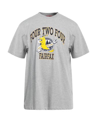 424 Fourtwofour Man T-shirt Grey Size Xl Cotton