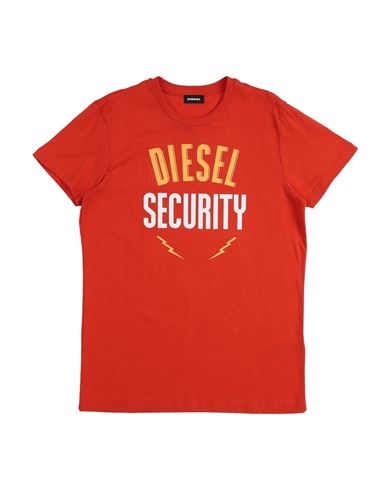 Diesel Babies'  Toddler Boy T-shirt Orange Size 6 Cotton