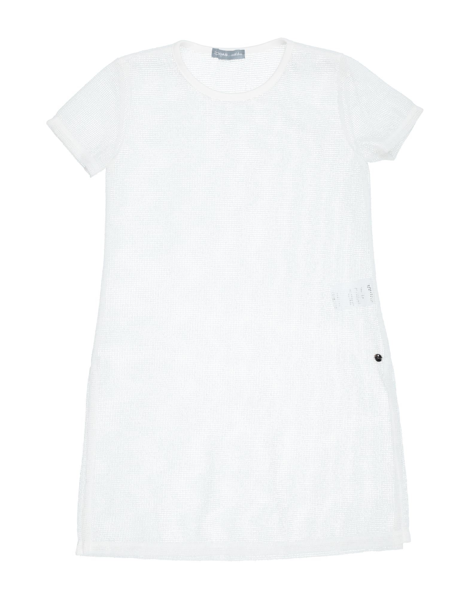 Gas Kids'  T-shirts In White