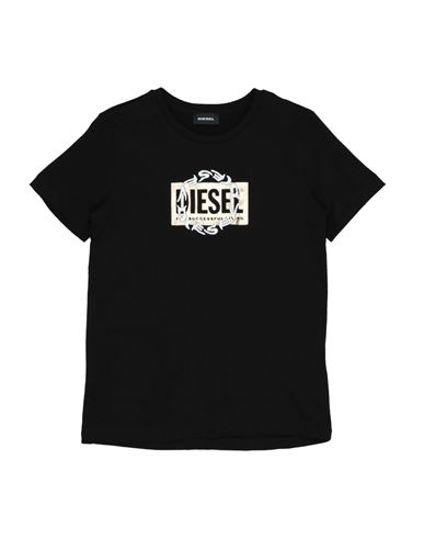 Diesel Babies'  Toddler Girl T-shirt Black Size 6 Cotton