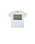 1 / 4 - 短袖 T 恤 男士 21070 COTTON JERSEY_‘LENTICULAR SCRITTA’ PRINT_GARMENT DYED Front STONE ISLAND KIDS