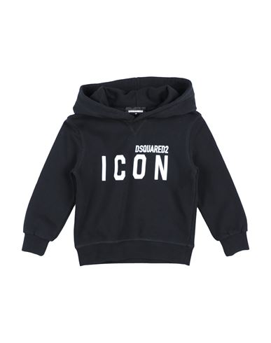 Dsquared2 Icon Toddler Sweatshirt Black Size 6 Cotton, Elastane In Black