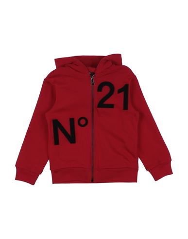 N°21 Babies' Toddler Boy Sweatshirt Red Size 6 Cotton, Polyester