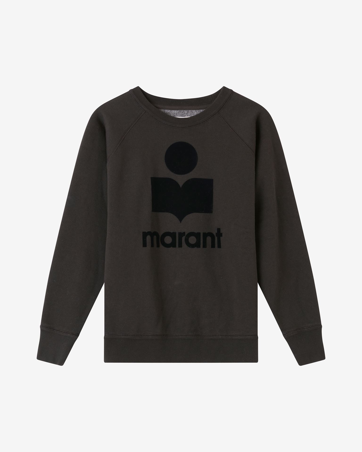 Shop Isabel Marant Étoile Milly Logo Sweatshirt In Grey