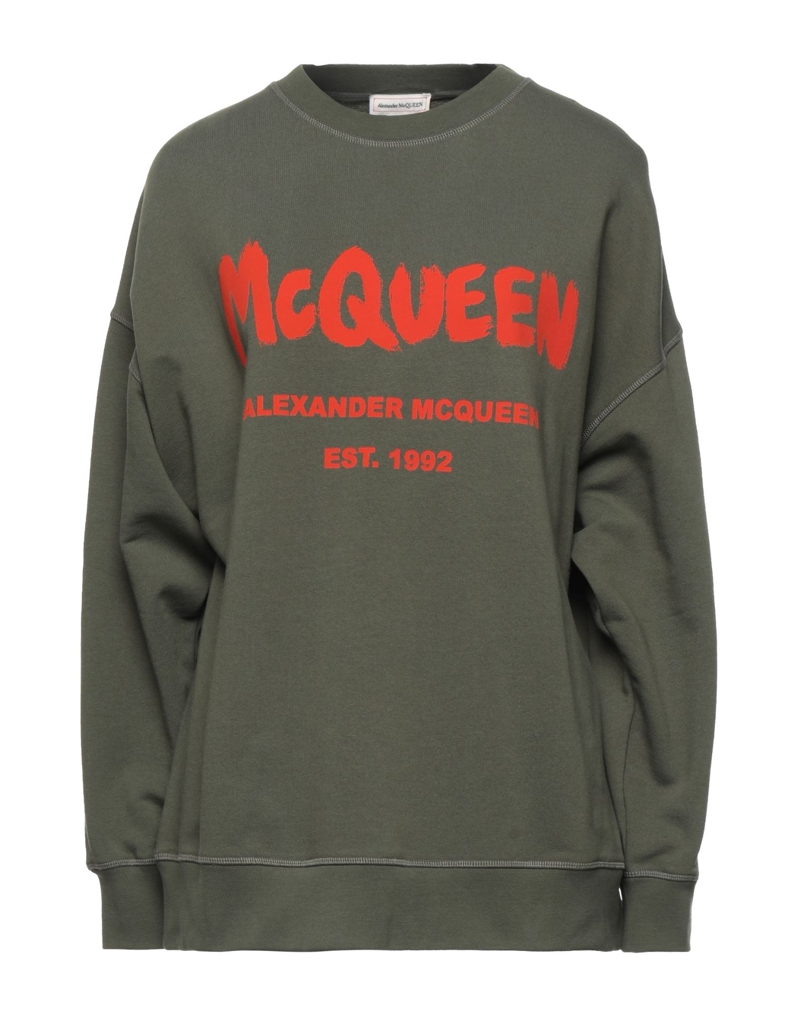 Alexander Mcqueen Sweatshirts In Green