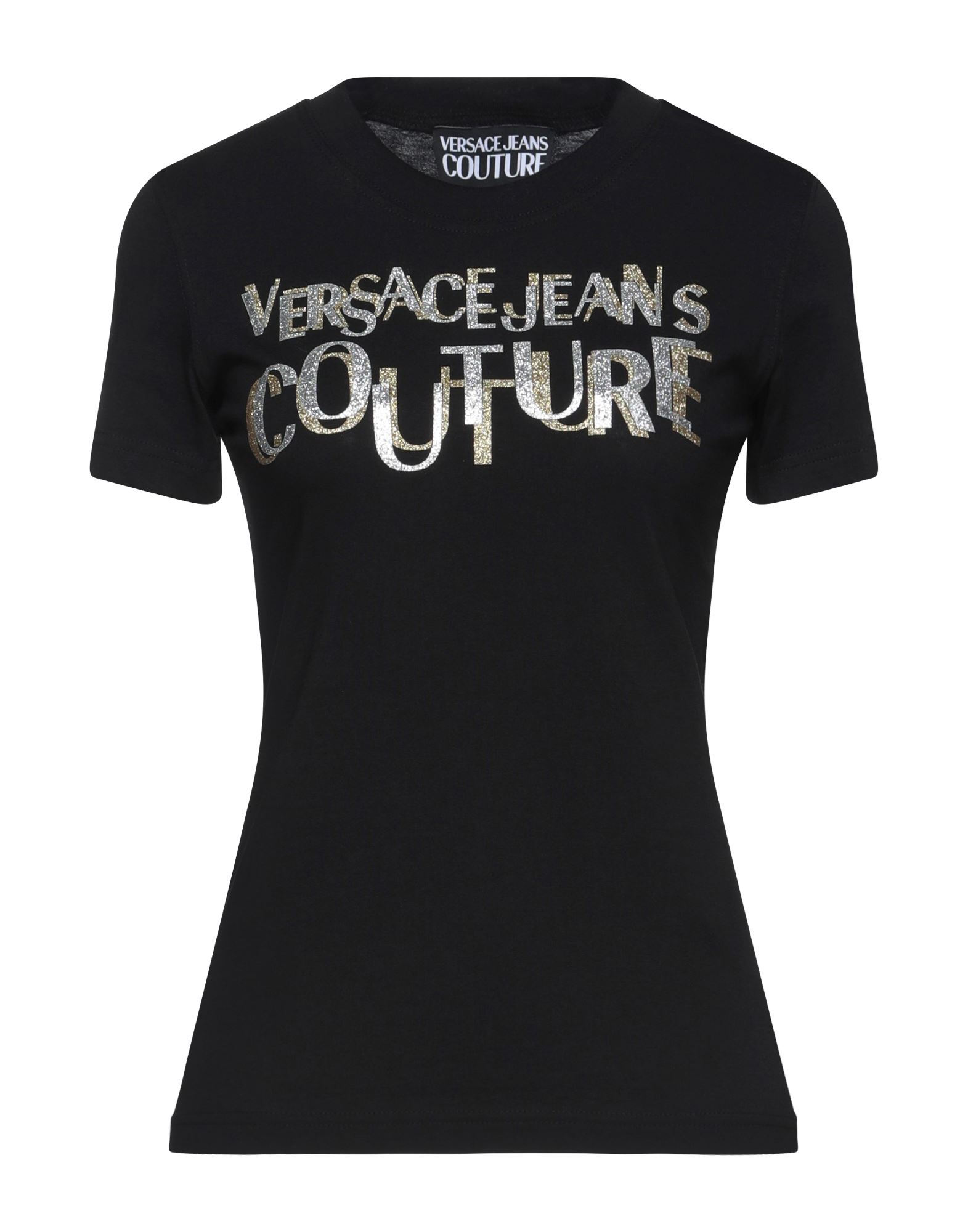 Versace Jeans Couture T-shirts In Black