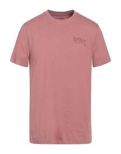 Elevenparis Eleven Paris Man T-shirt Pastel Pink Size L Cotton