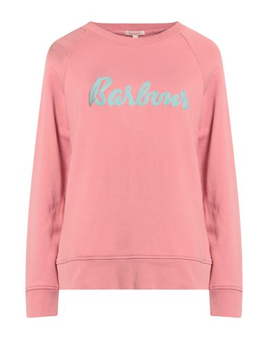 Barbour Woman Sweatshirt Pink Size 8 Cotton