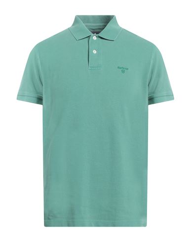 BARBOUR BARBOUR MAN POLO SHIRT GREEN SIZE S COTTON