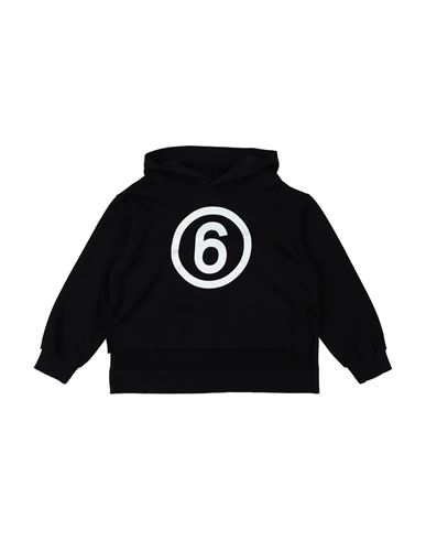 Mm6 Maison Margiela Babies'  Toddler Sweatshirt Black Size 4 Cotton, Elastane
