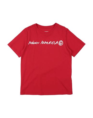 Mm6 Maison Margiela Babies'  Toddler T-shirt Red Size 6 Cotton