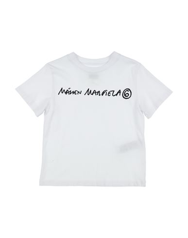 Mm6 Maison Margiela Babies'  Toddler T-shirt White Size 4 Cotton