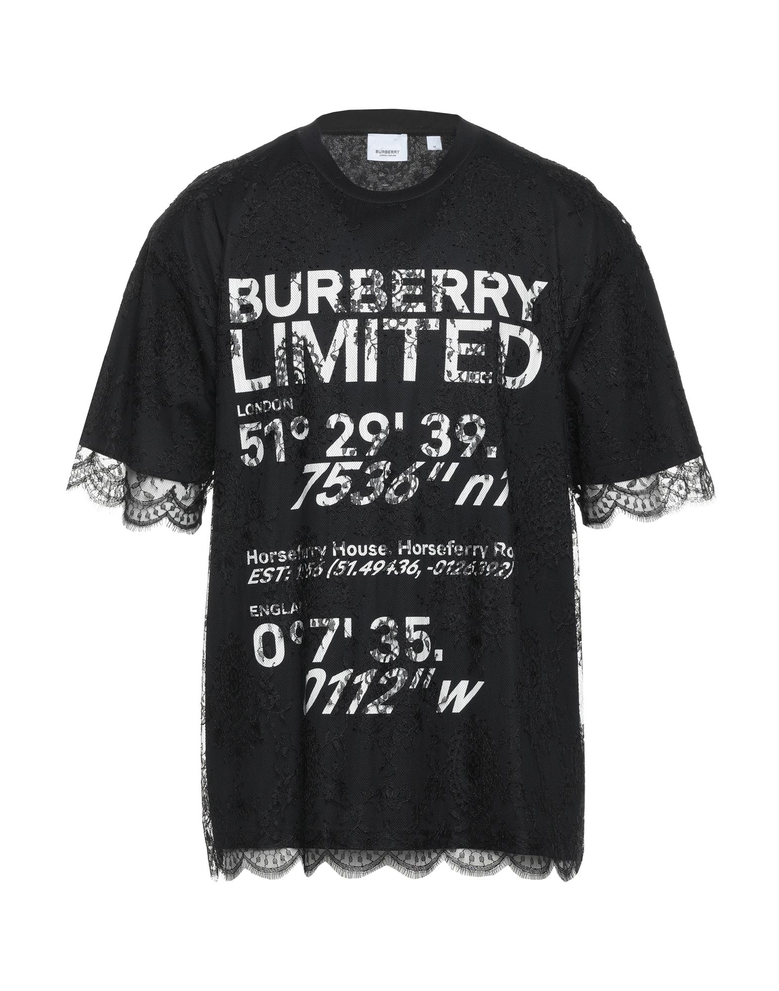 Burberry T-shirts In Black