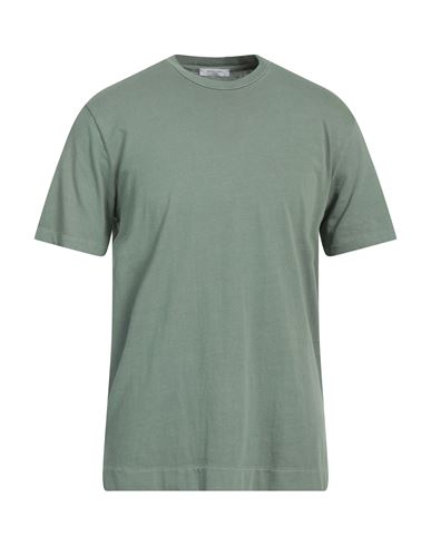 Boglioli Man T-shirt Light Green Size M Cotton