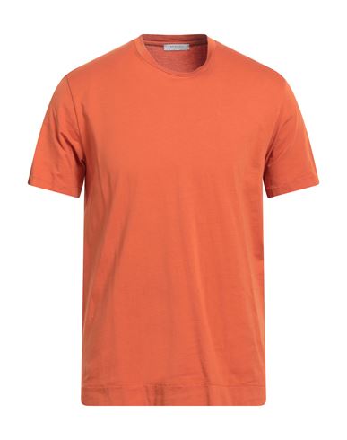 Boglioli Man T-shirt Orange Size Xl Cotton