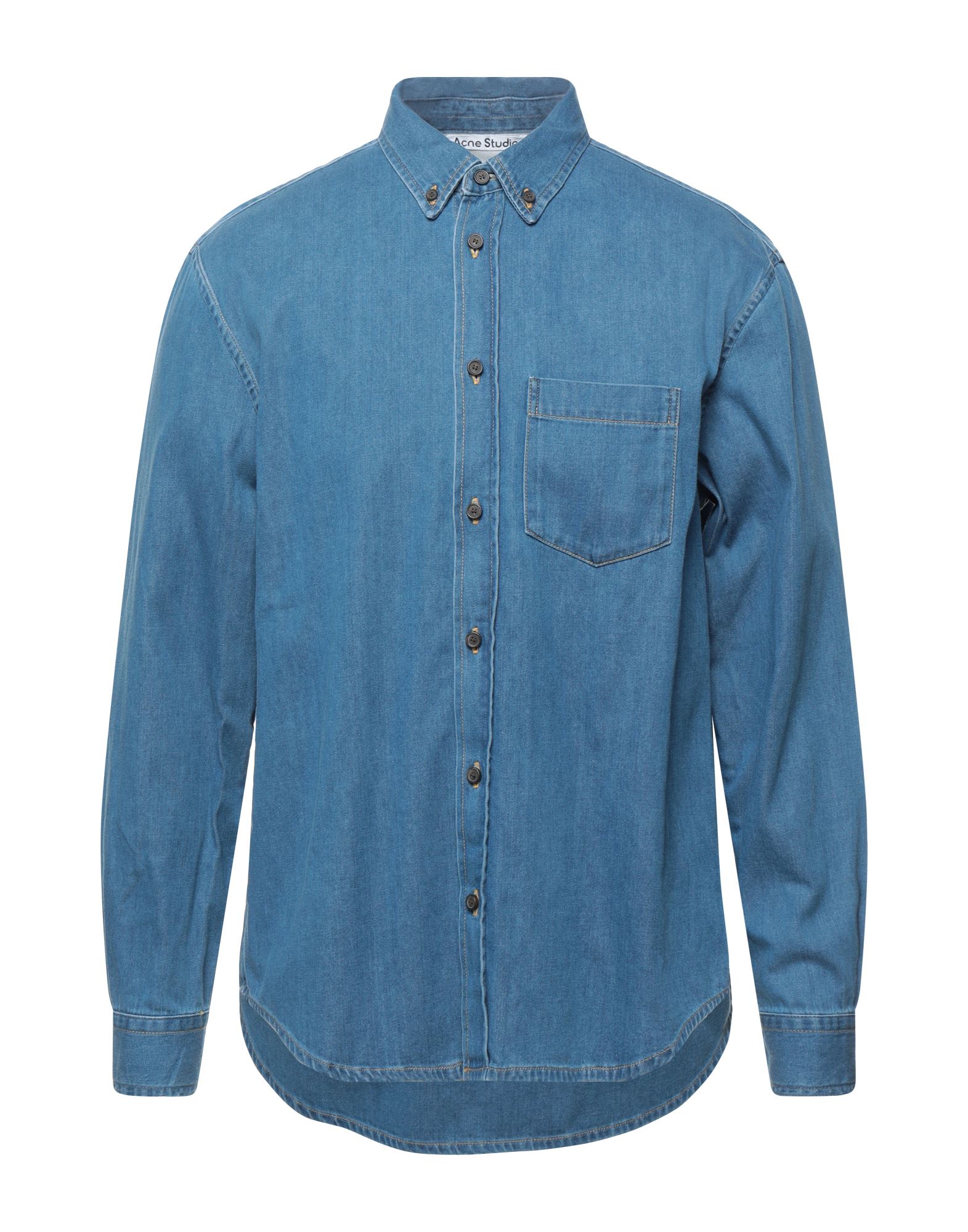 Acne Studios Denim Shirts In Blue | ModeSens