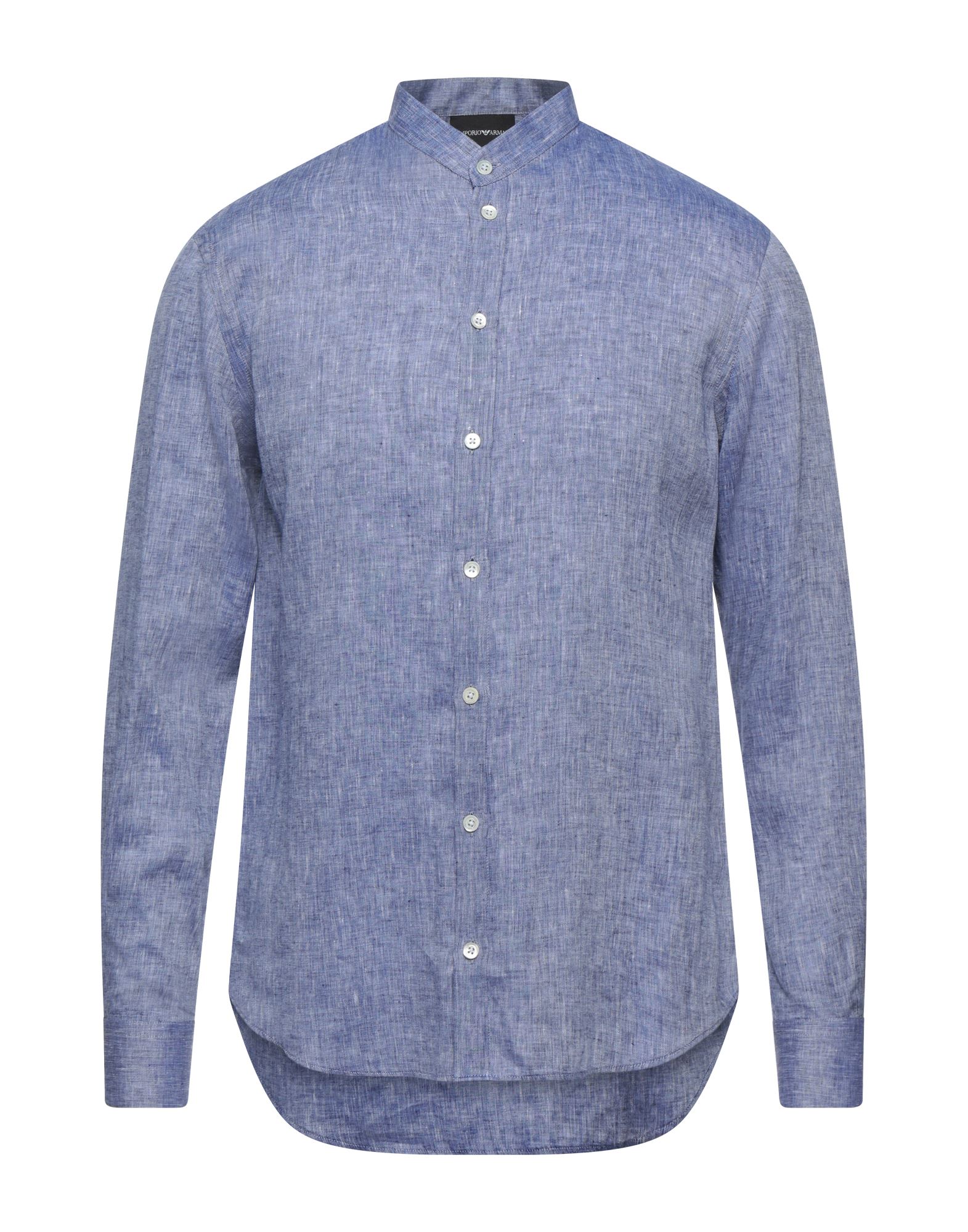 Emporio Armani Shirts In Blue