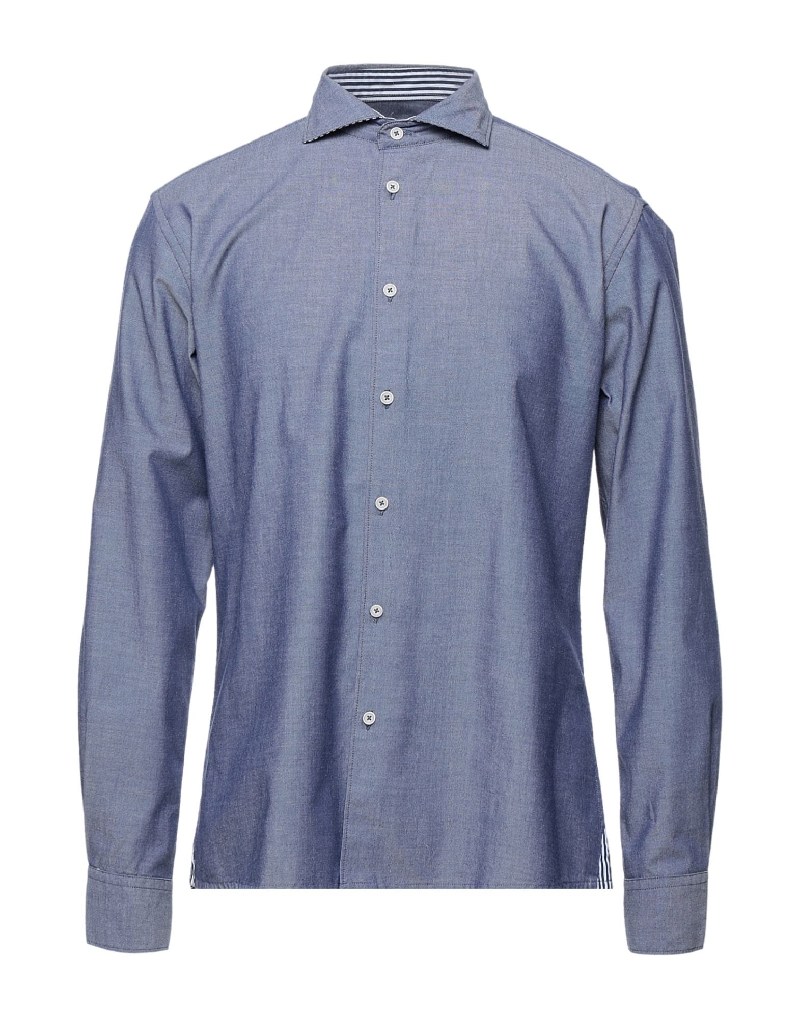 Shop Fradi Man Shirt Blue Size 16 Cotton