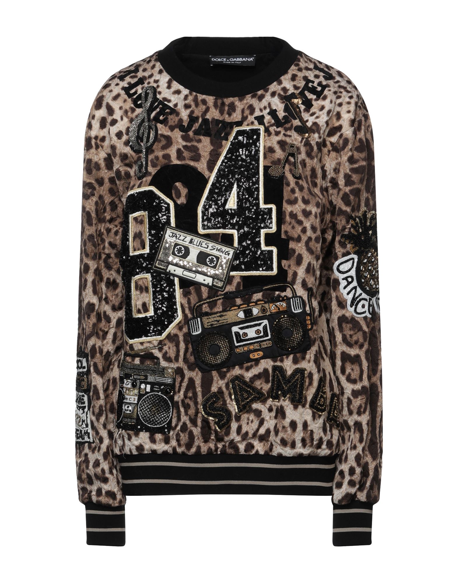 Dolce & Gabbana Sweatshirts In Dark Brown