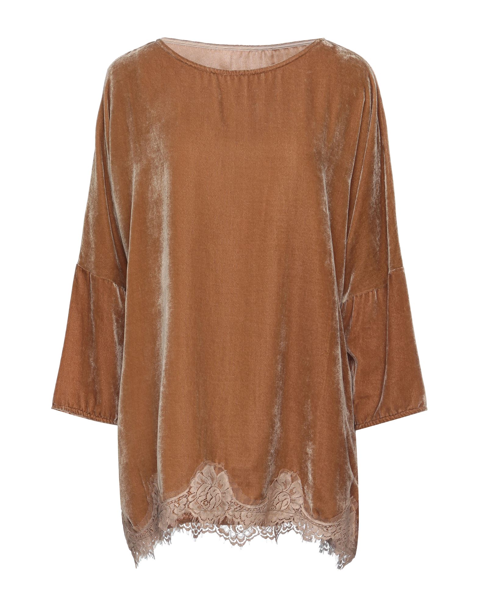 Pink Memories Blouses In Beige