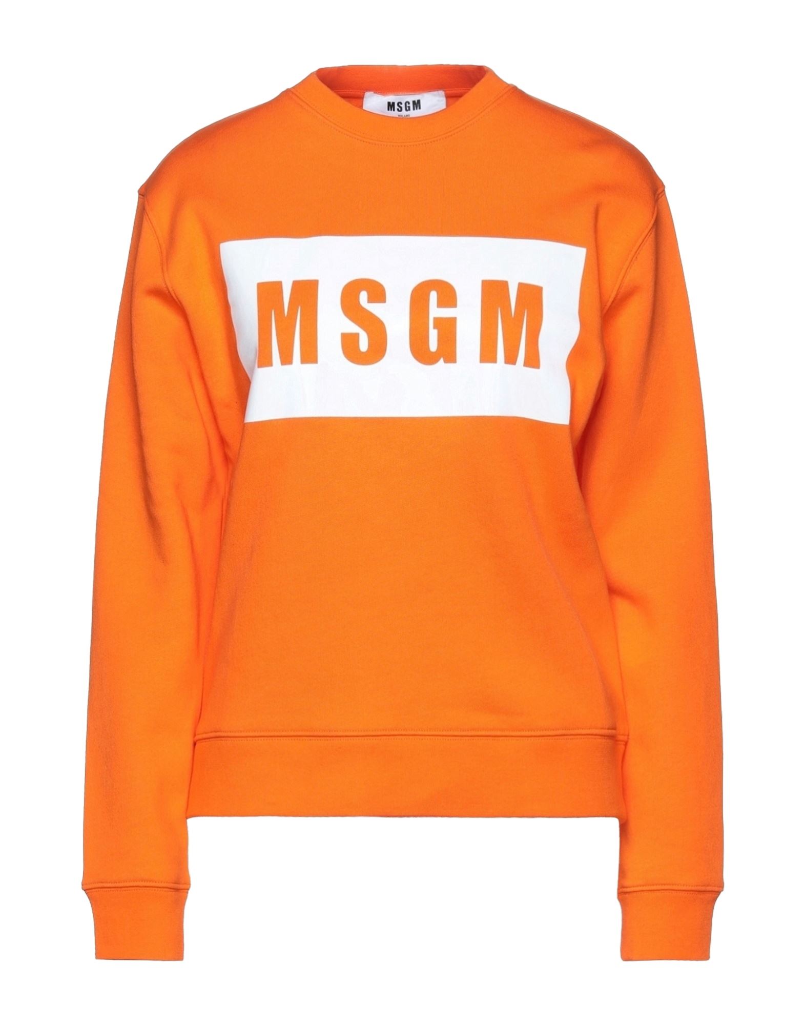 Msgm Sweatshirts In Orange