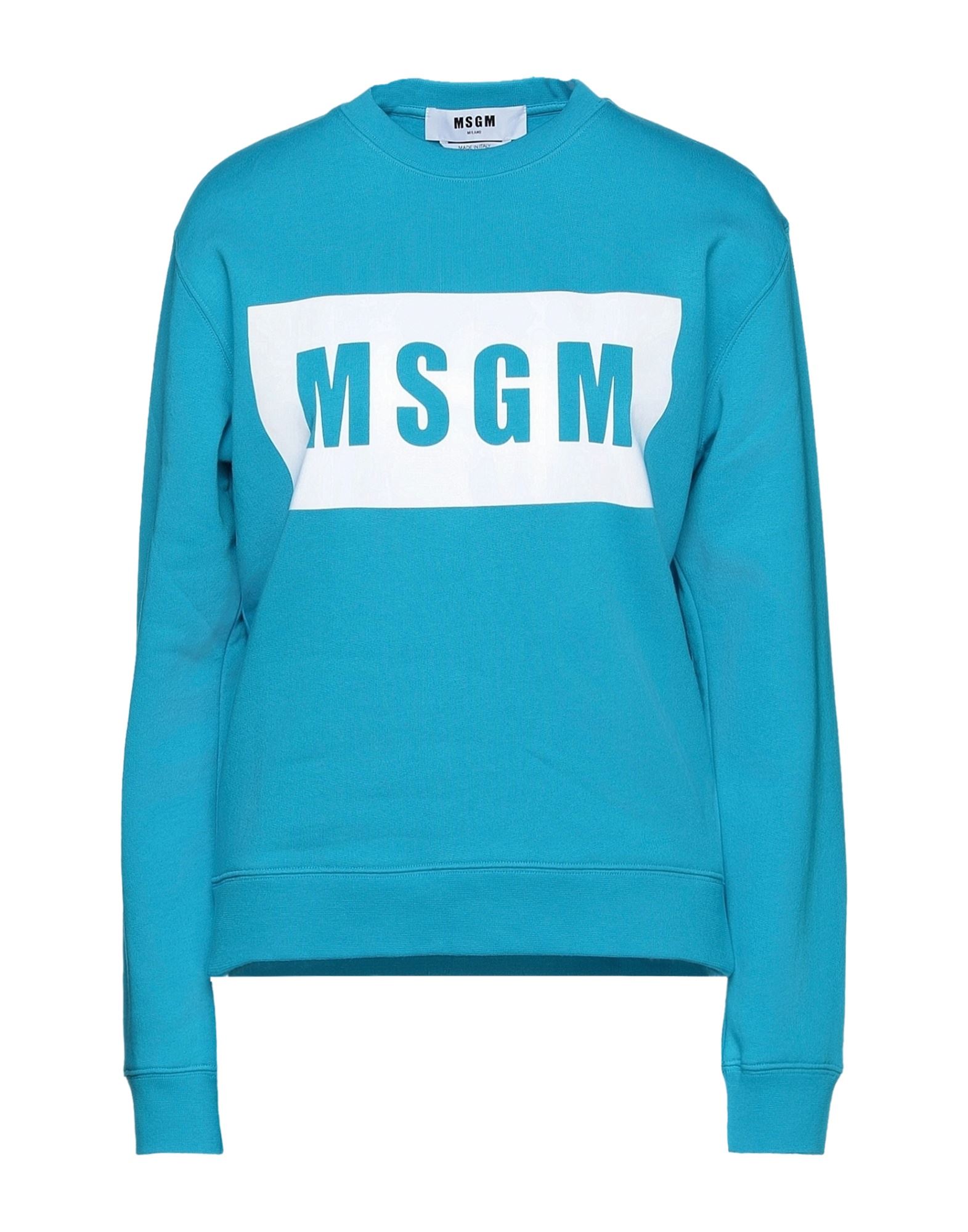 Msgm Sweatshirts In Azure
