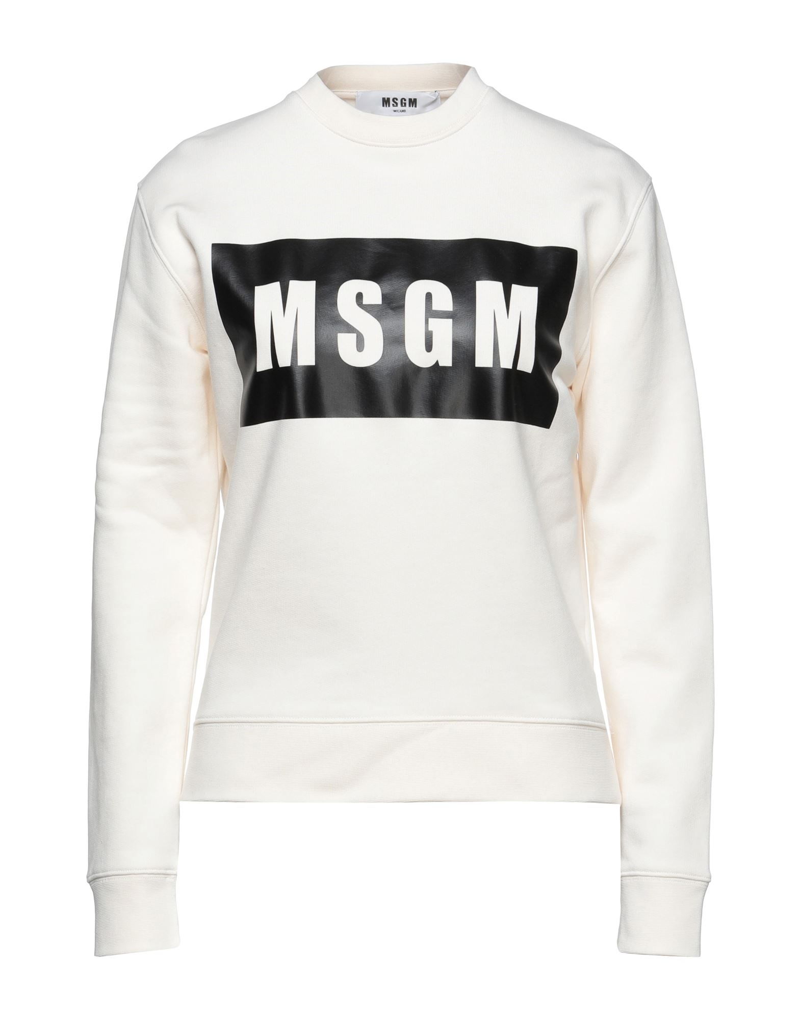 Msgm Sweatshirts In Ivory