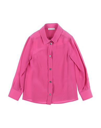 Dolce & Gabbana Babies'  Toddler Girl Shirt Fuchsia Size 7 Silk In Pink