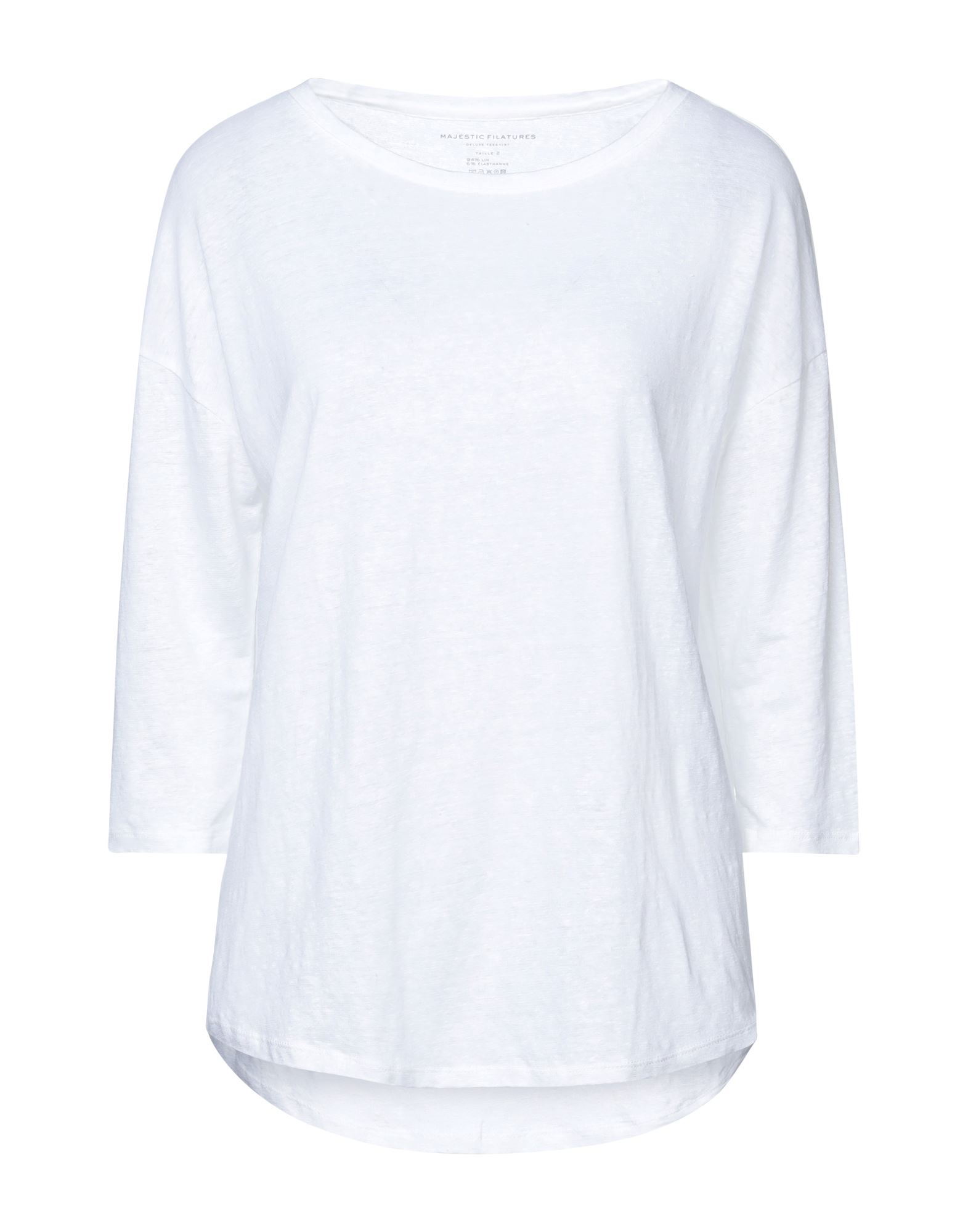 Majestic T-shirts In White