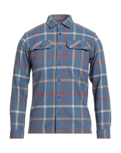 Patagonia Man Shirt Slate Blue Size Xs Organic Cotton