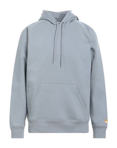 Shop Carhartt Man Sweatshirt Grey Size L Cotton, Polyester, Elastane