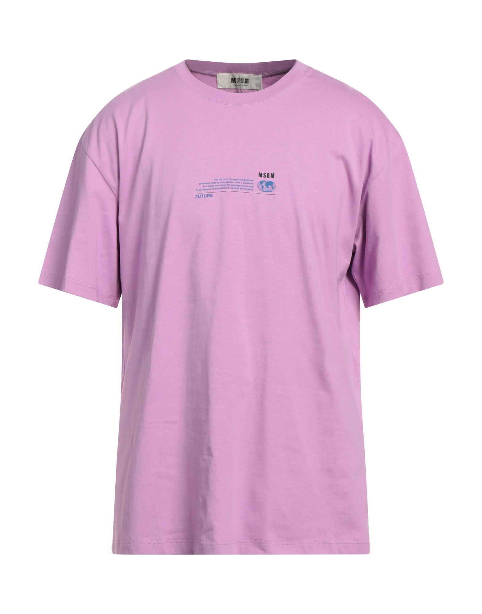Msgm T-shirts In Purple