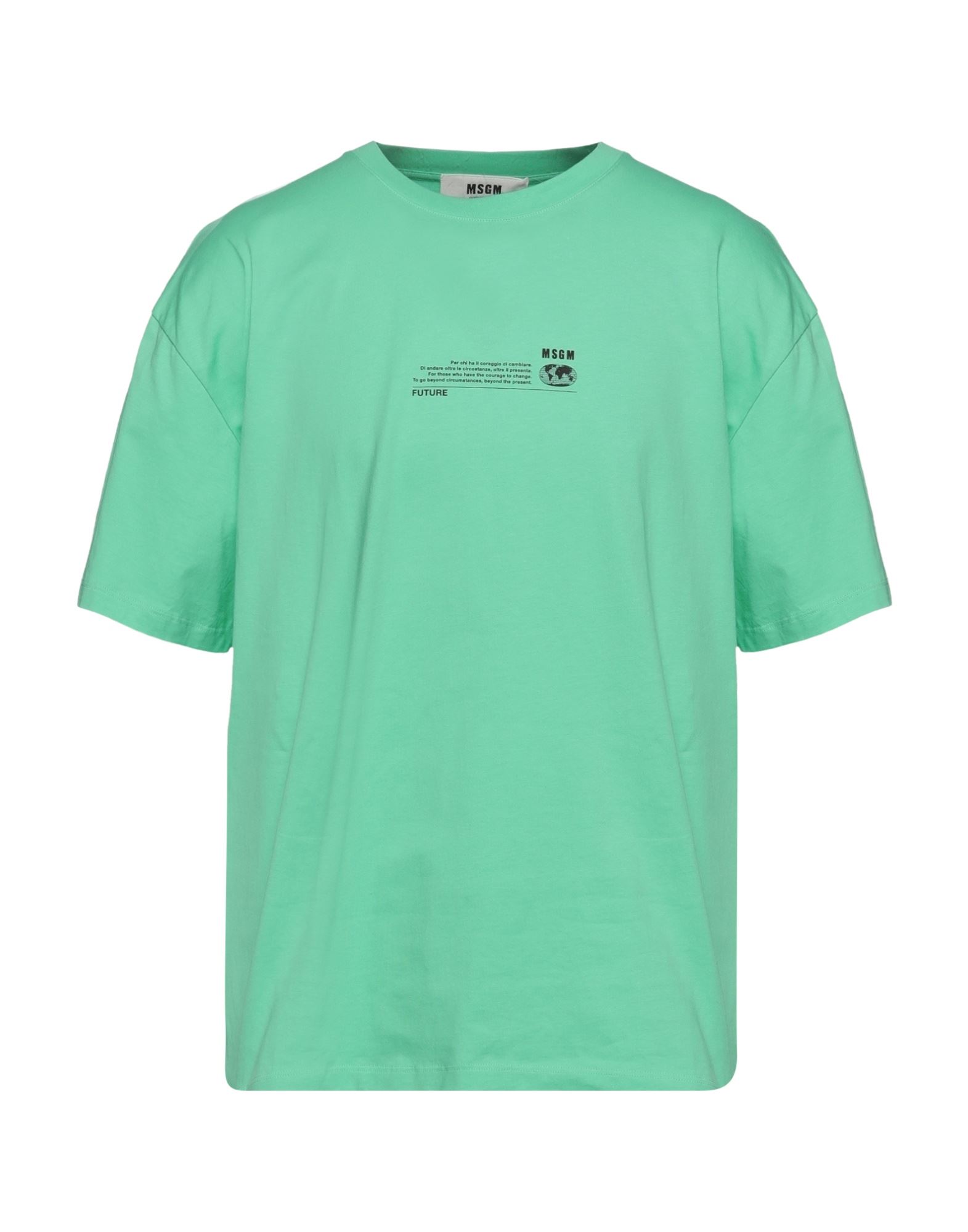 Msgm T-shirts In Green