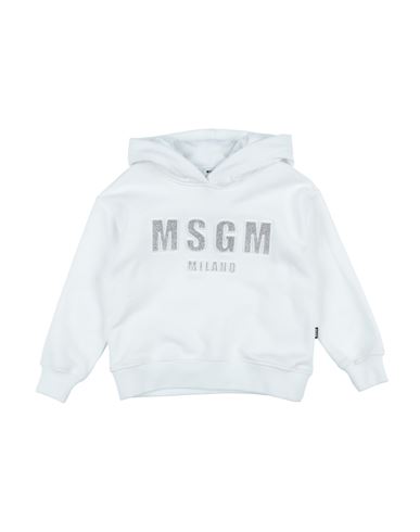 Msgm Babies'  Toddler Girl Sweatshirt White Size 4 Cotton