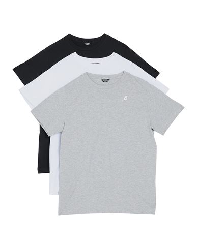 K-way Man T-shirt Light Grey Size S Cotton