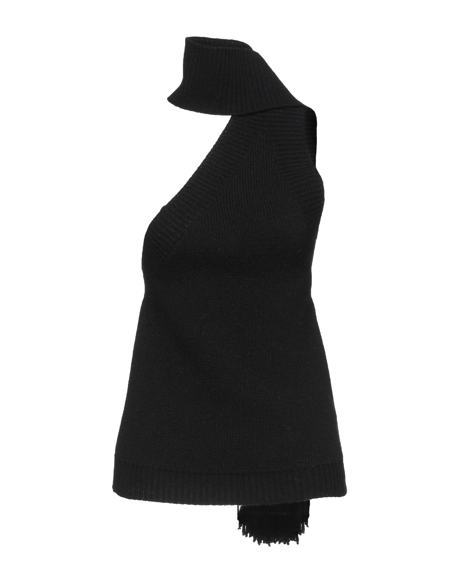 Shop Bottega Veneta Woman Top Black Size L Wool